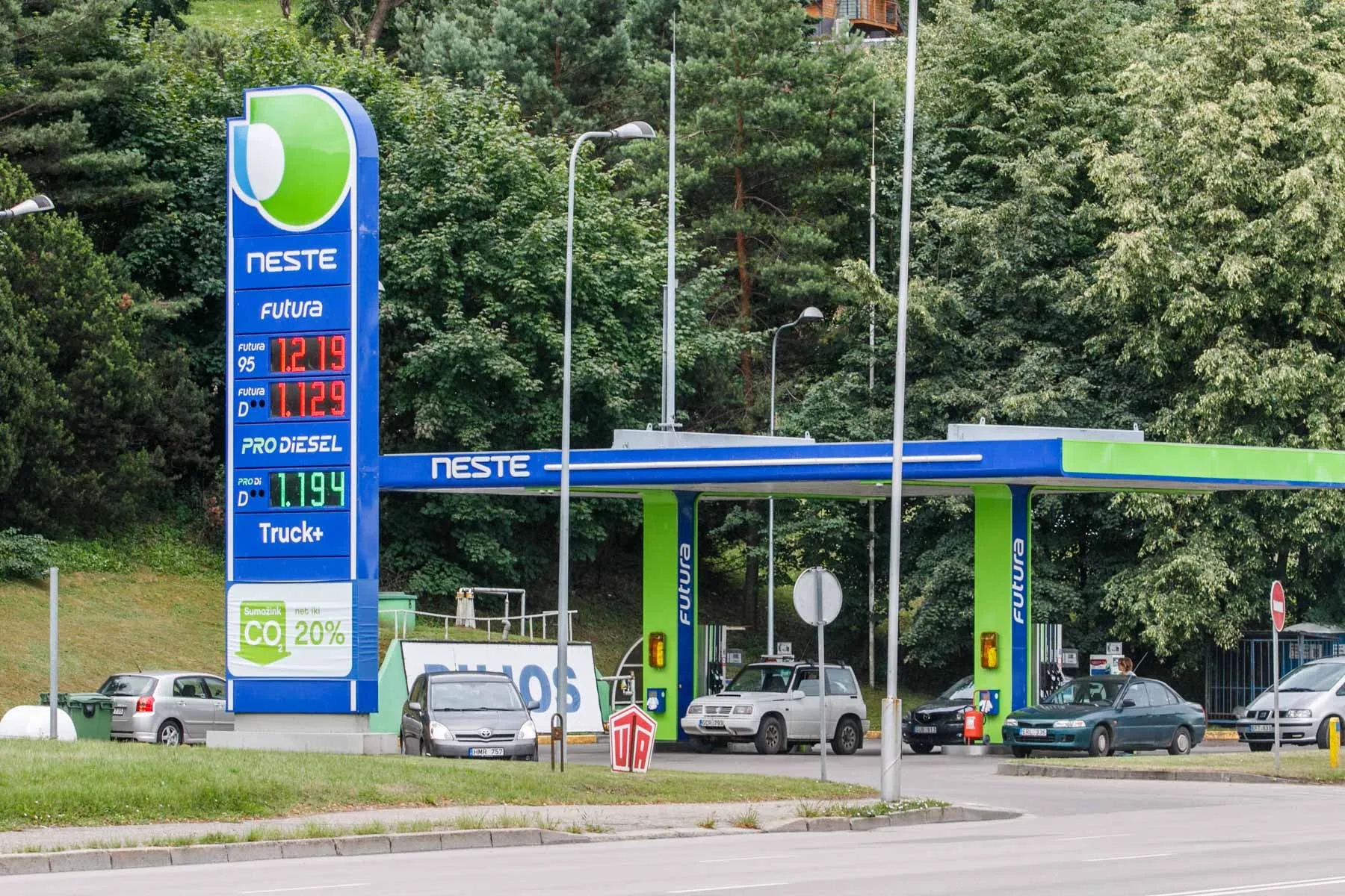 Degalų kainos Kaune