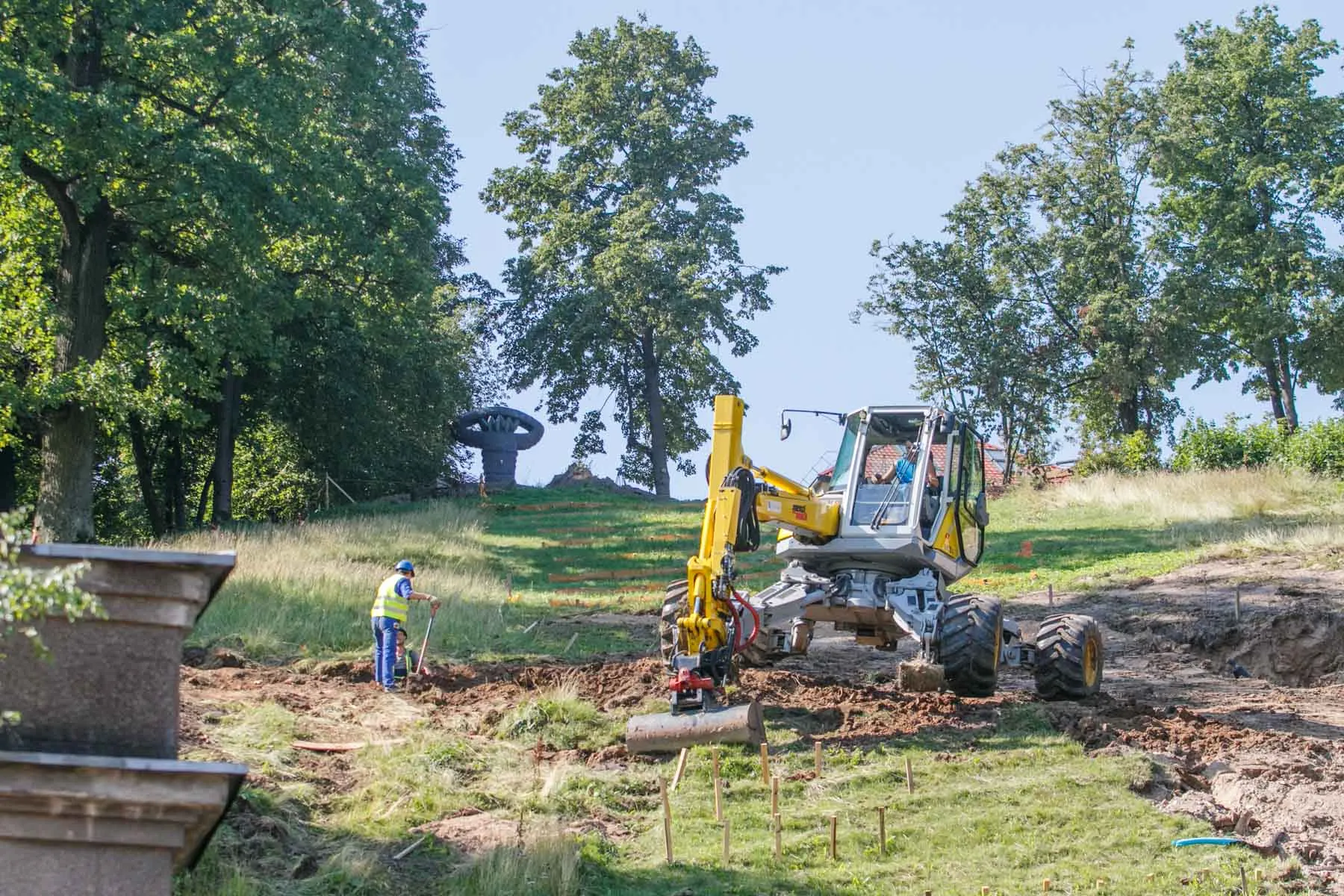 Aleksoto kalno tvarkymo darbai