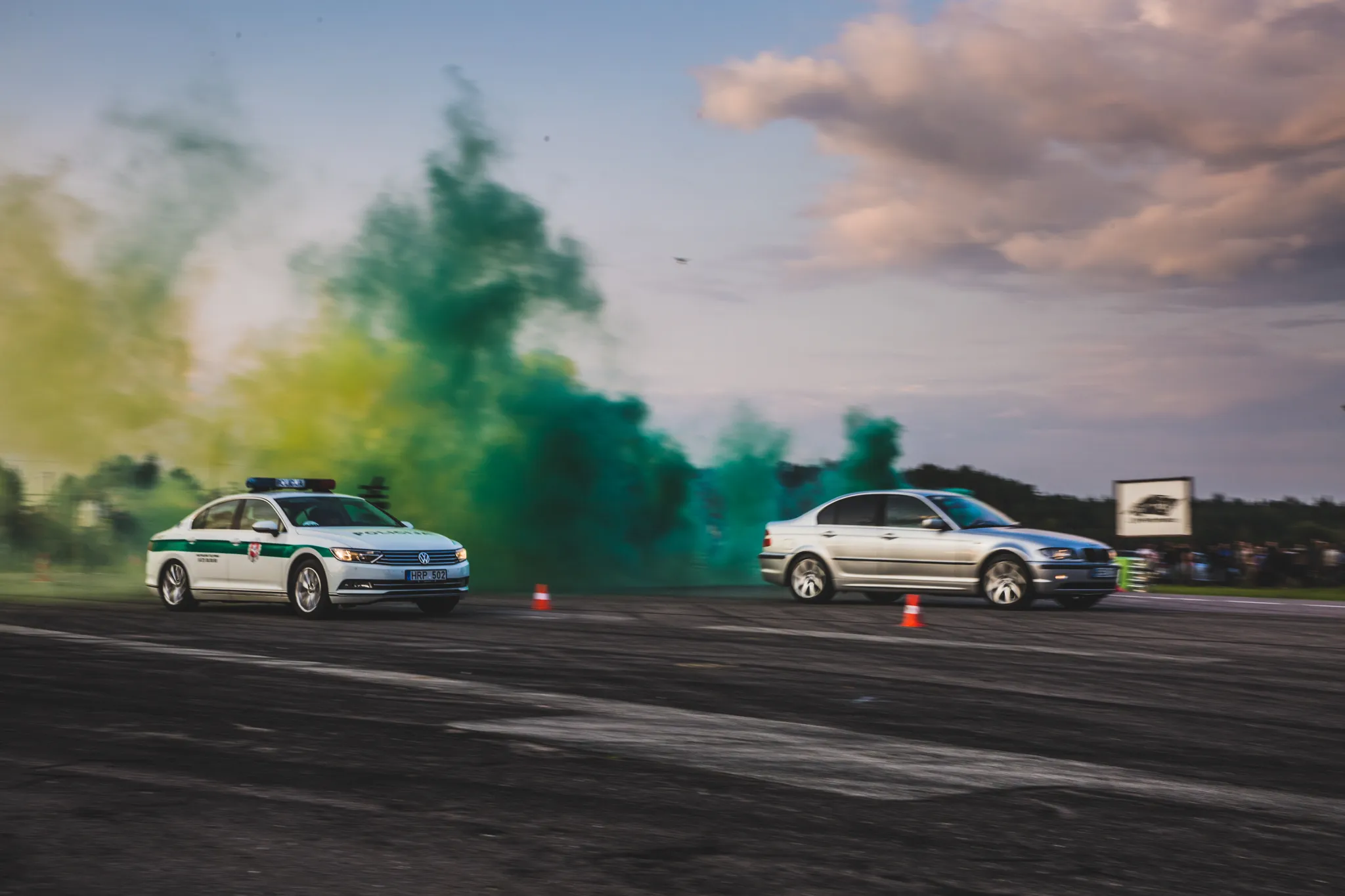 „Dragūnuose“  varžėsi policija