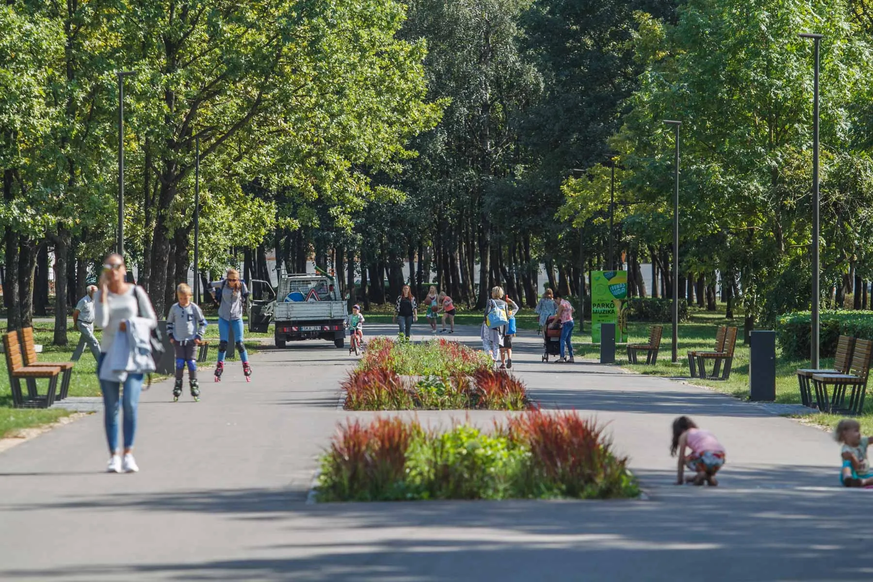 Rekonstruotas Kalniečių parkas