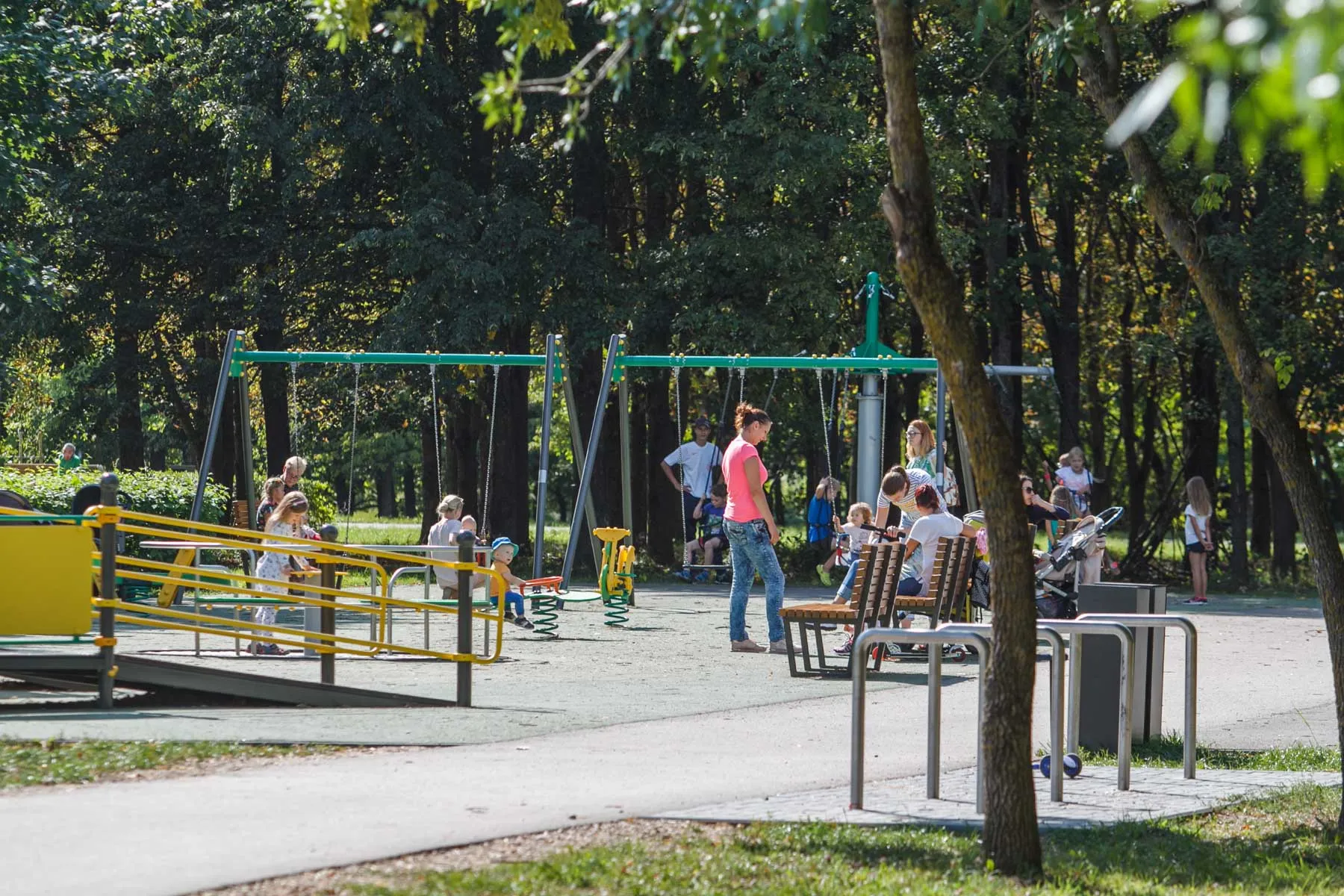 Rekonstruotas Kalniečių parkas