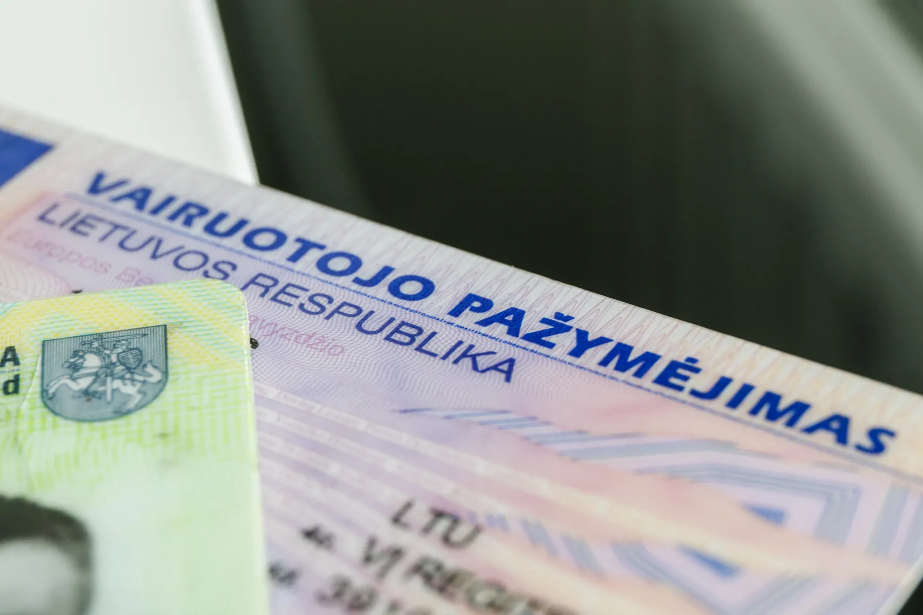 Vairuotojo pažymėjimas