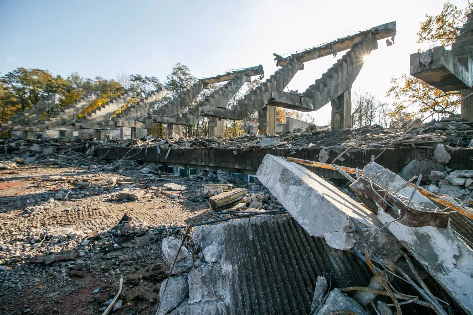 Kauno meras apsilankė rekonstruojamame S. Dariaus ir S. Girėno stadione
