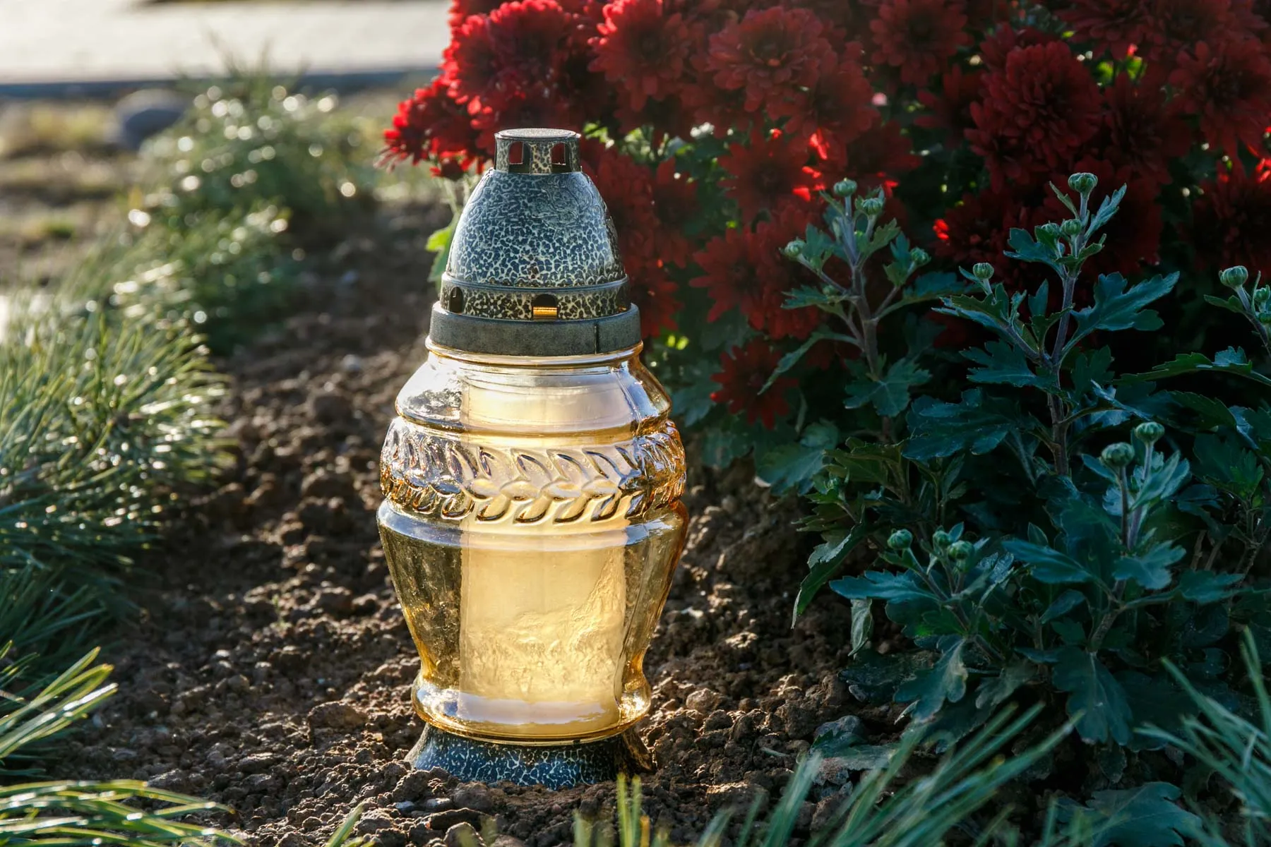 Žvakė, žvakutė, kapinės