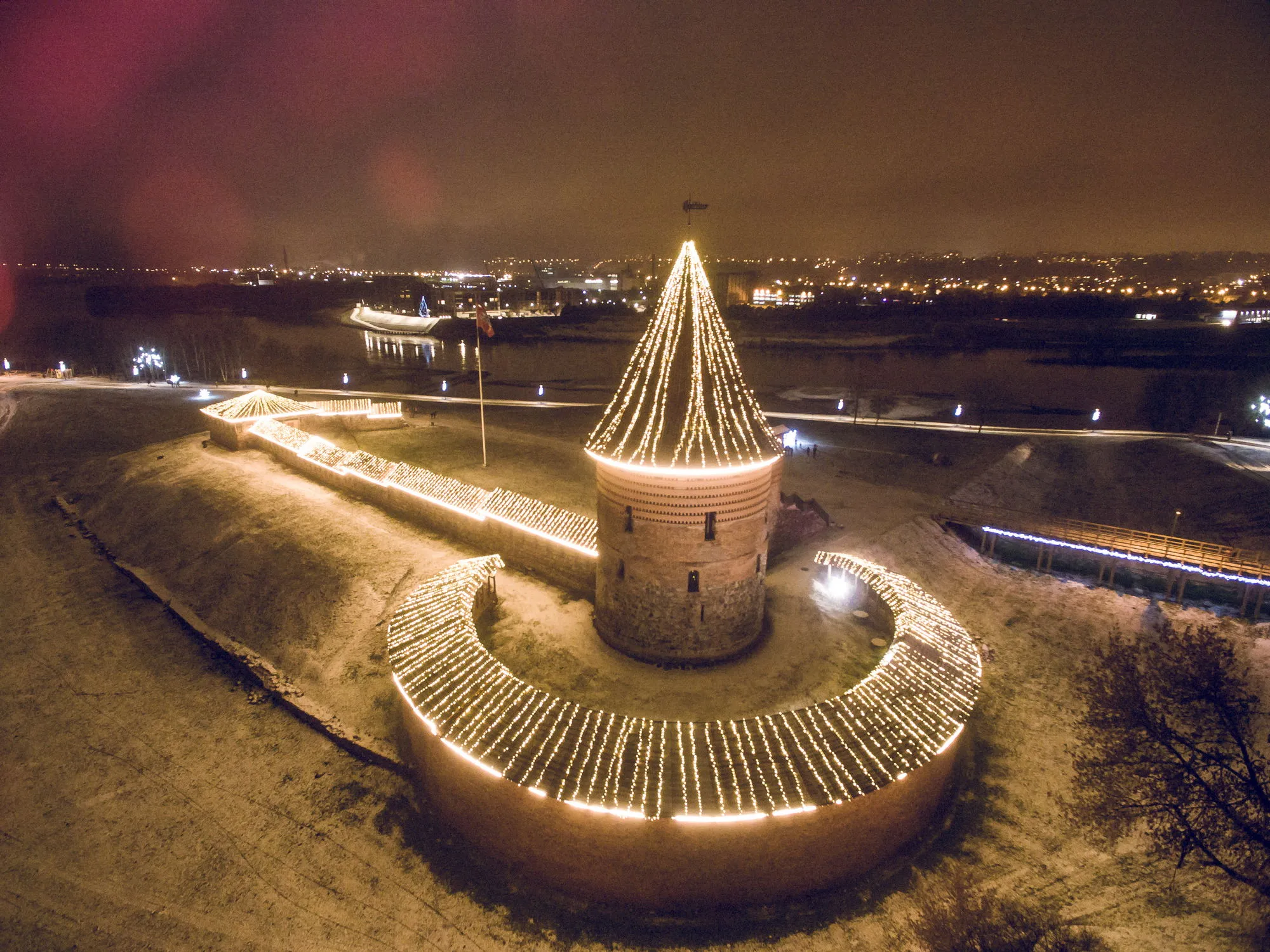 Kauno pilis per šventes