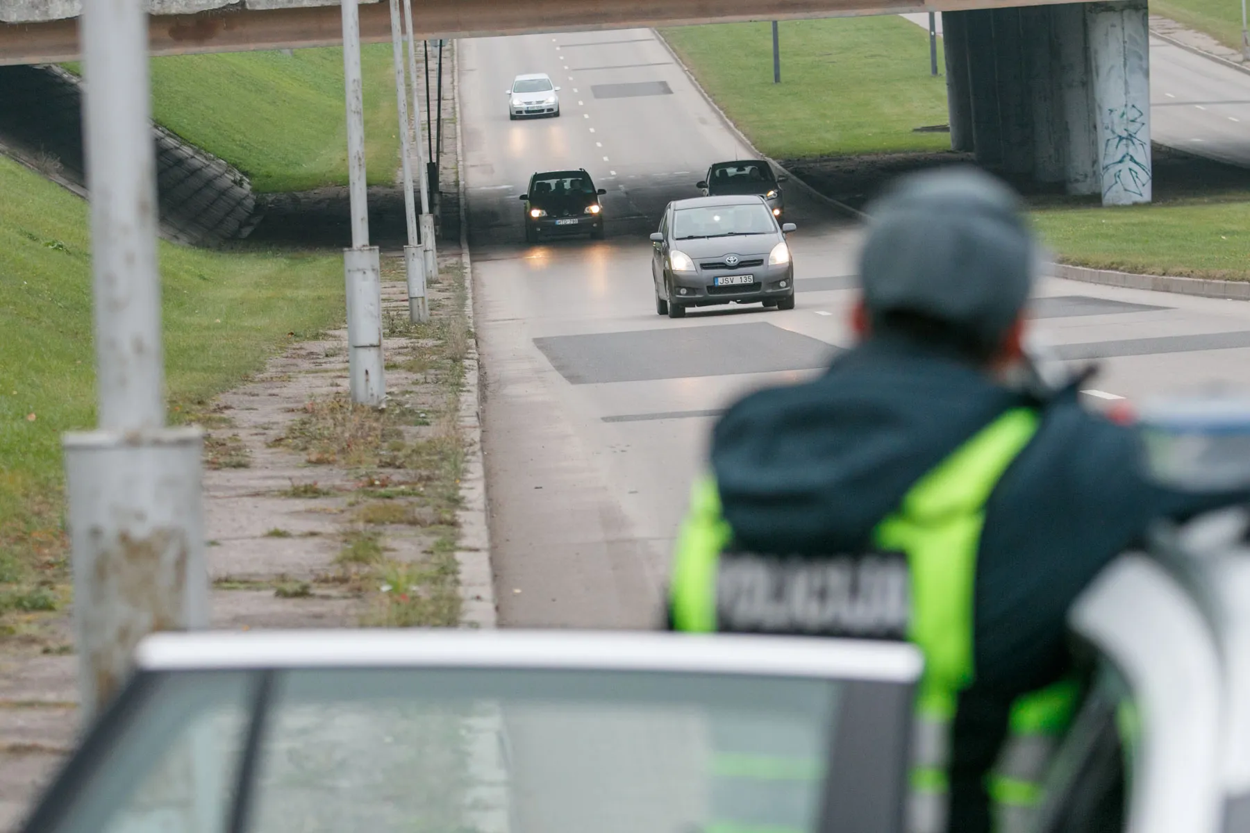 Policija surengė greičio kontrolės reidą