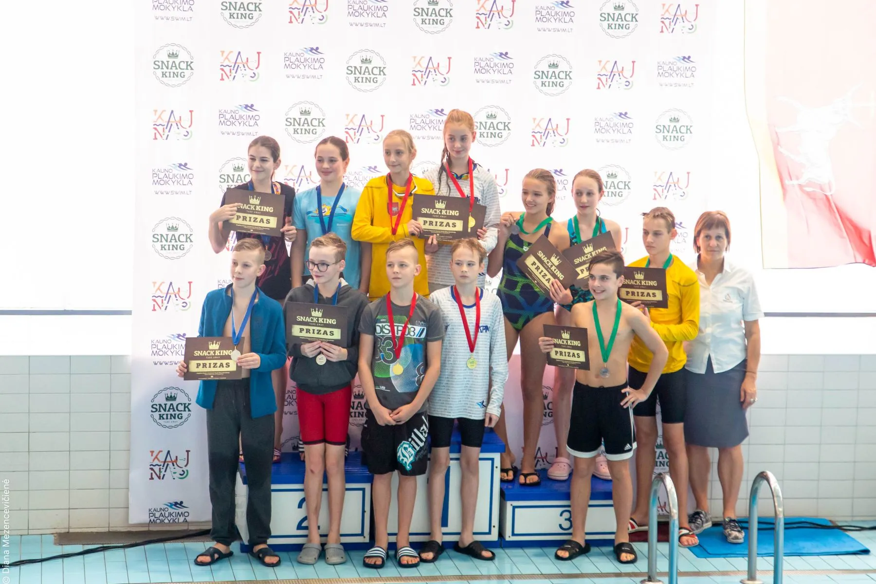 Kauno miesto vaikų plaukimo pirmenybės „Vilijos“ baseine
