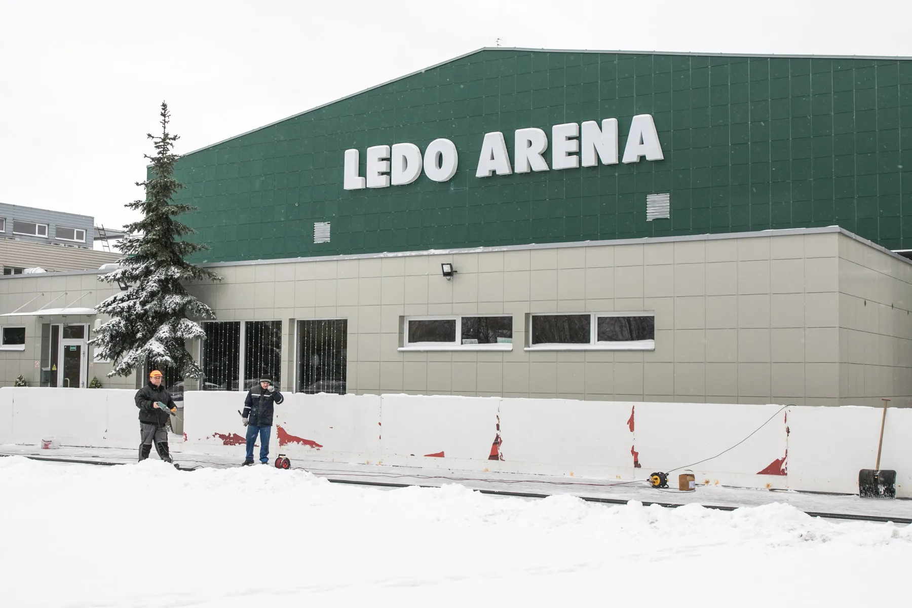 Statoma čiuožykla prie Ledo arenos