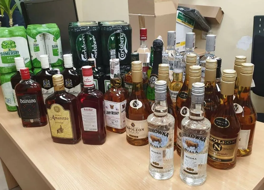 Konfiskuotas alkoholis