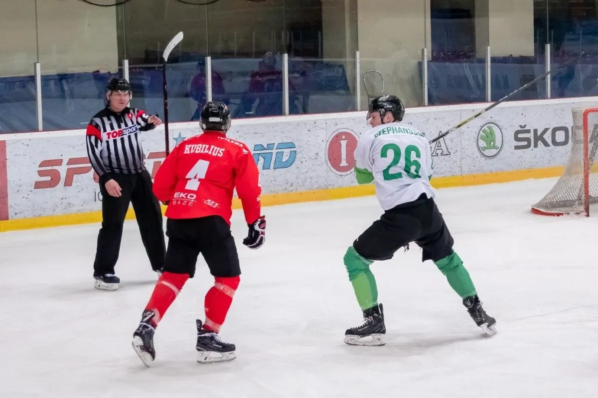„Kaunas Hockey“-„Energija“, smūgis į galvą