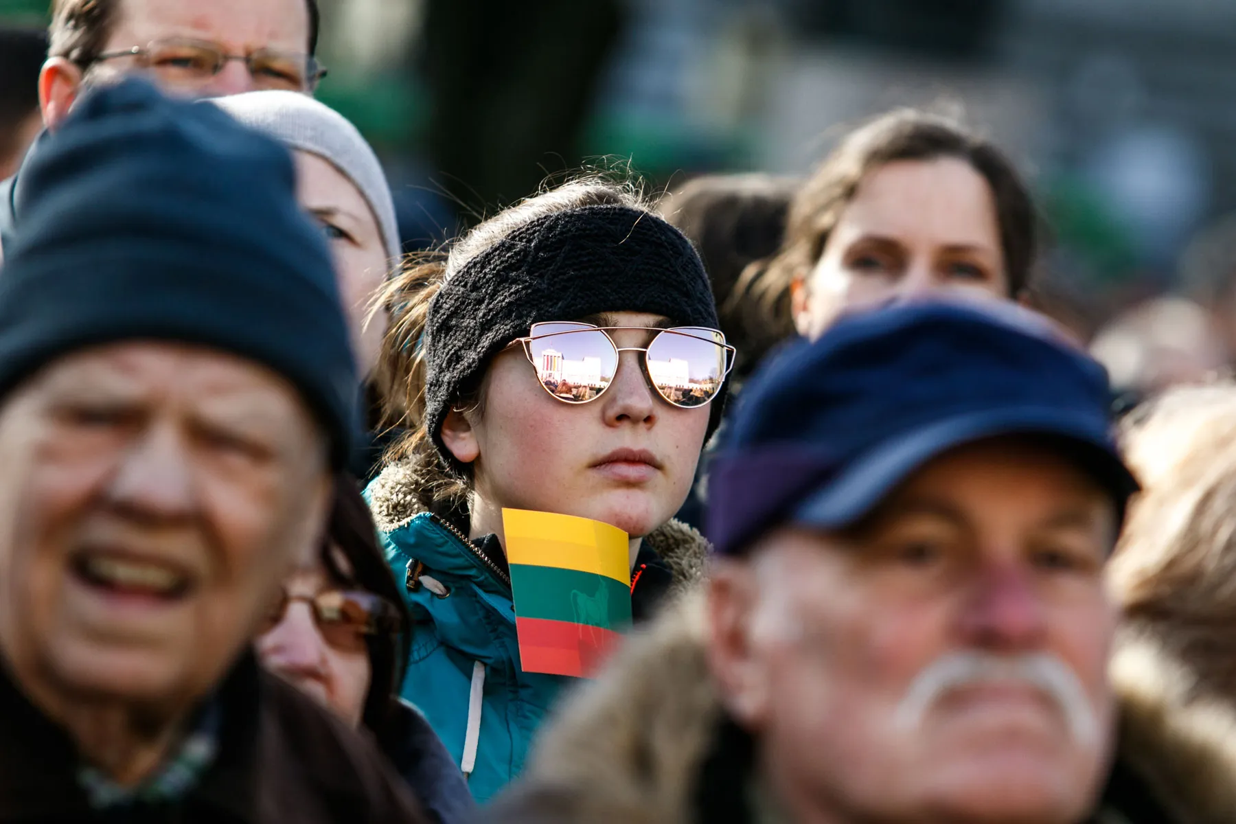 Vasario 16-osios minėjimas Vytauto Didžiojo karo muziejaus sodelyje