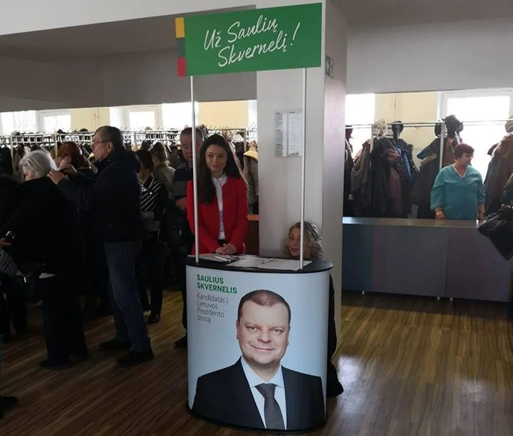 Parašų už S. Skvernelį rinkimas