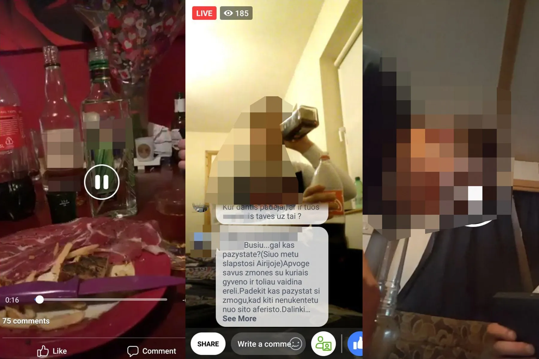 Tiesioginių transliacijų akimirkos ir komentarai