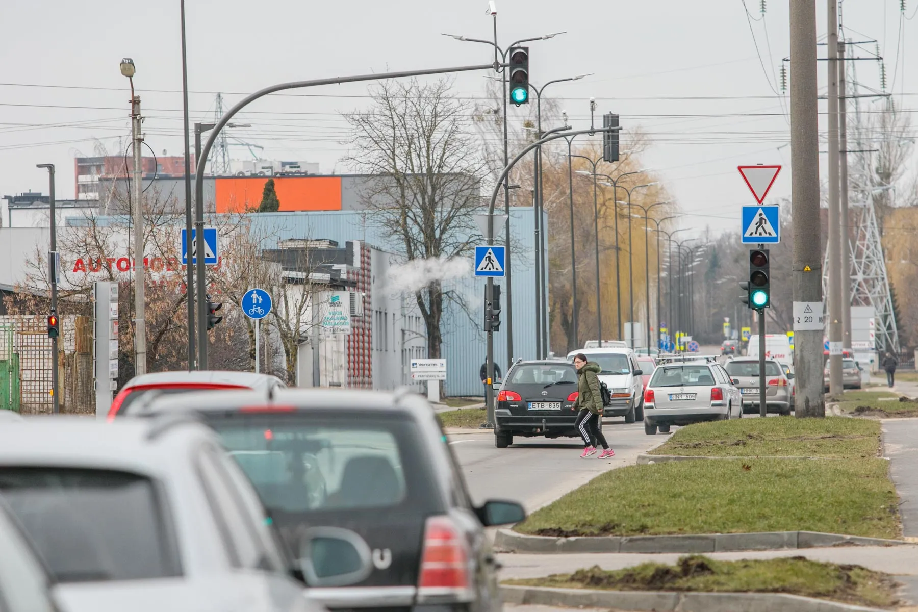 Nauji šviesoforai Partizanų gatvėje