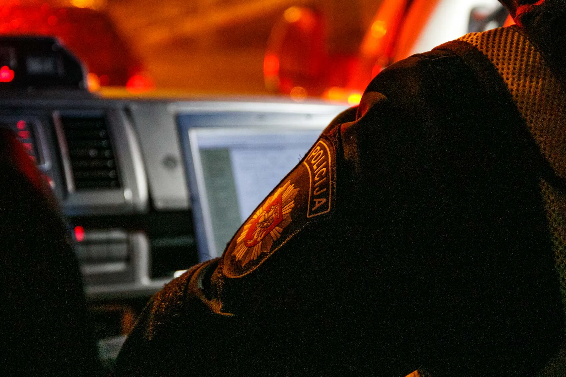 Kauno policijos patrulių naktinis budėjimas