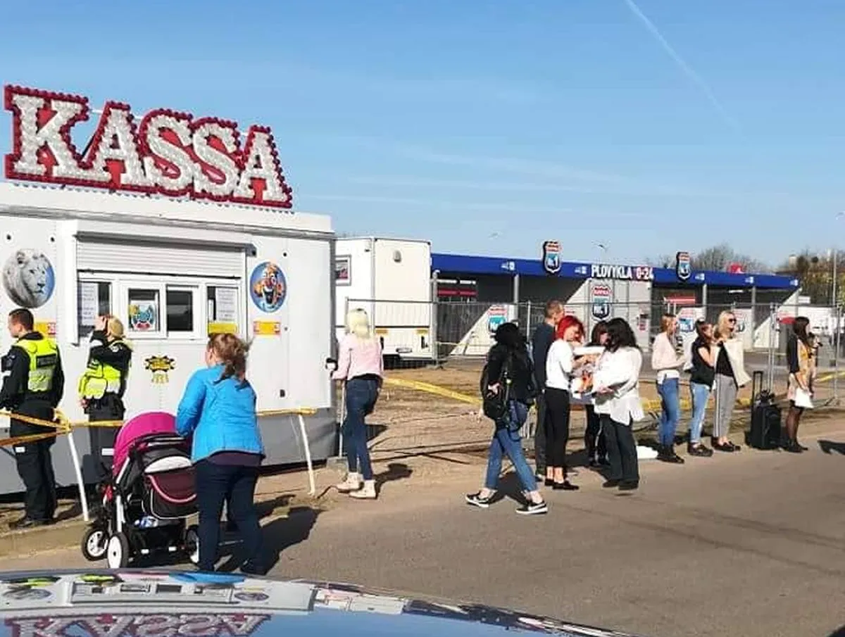 Protesto akcija prie cirko
