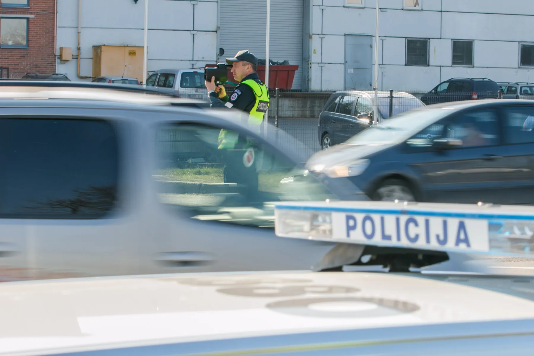 Policijos greičio kontrolės priemonė