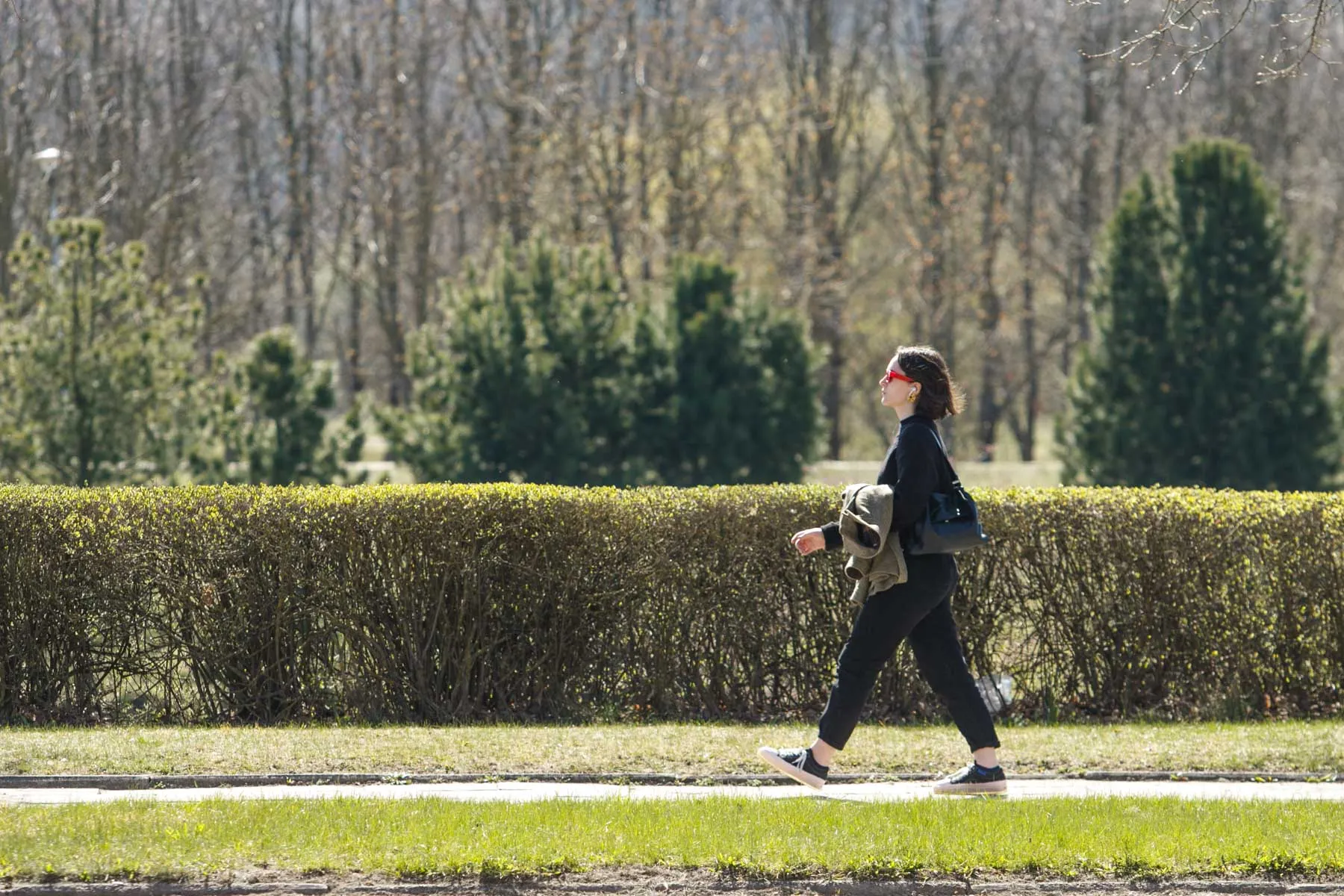 Pavasario šiluma užplūdo miestą