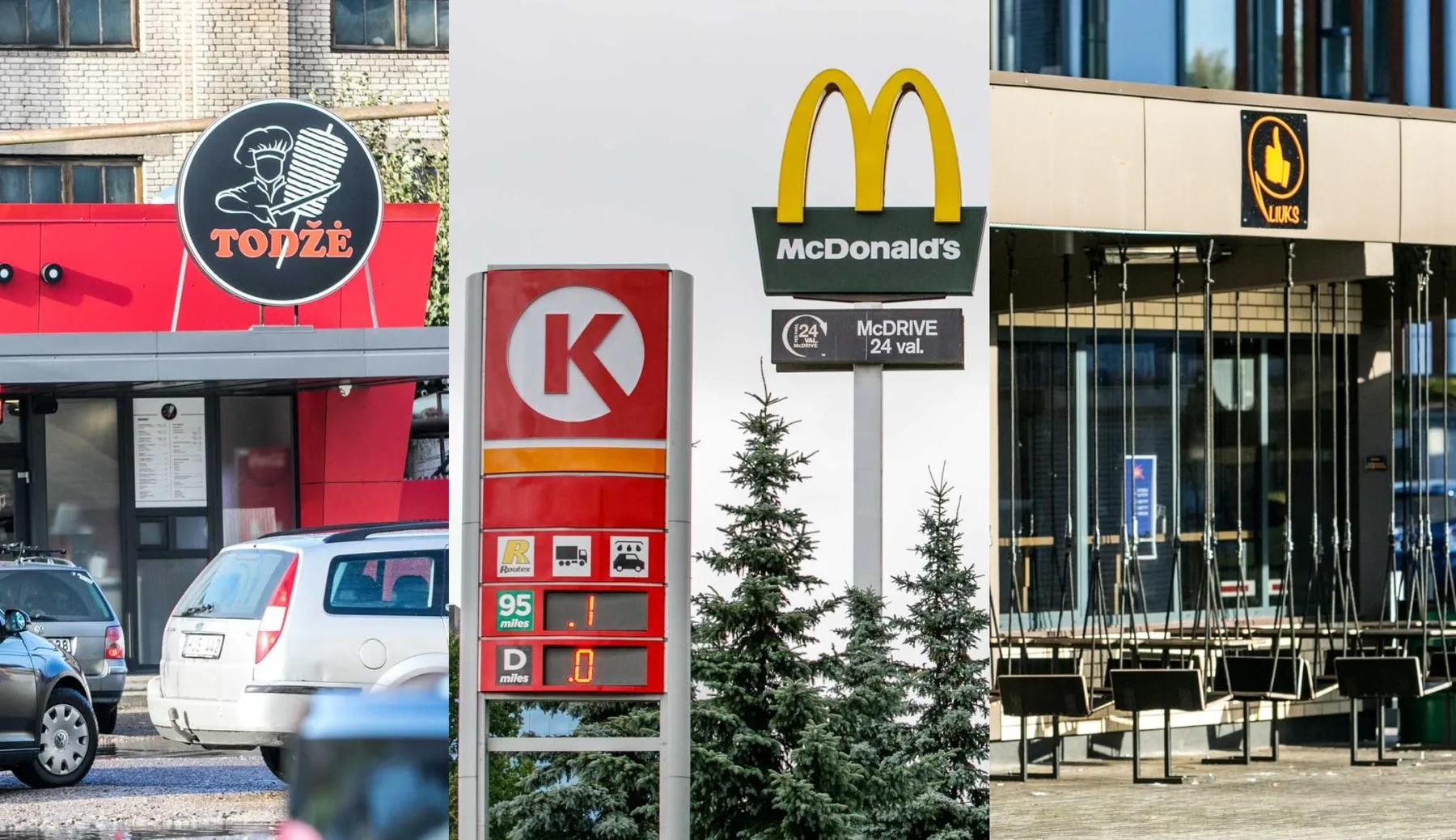 Kebabai, naktinis pavalgymas, Liuks, Todžė, McDonalds, CircleK