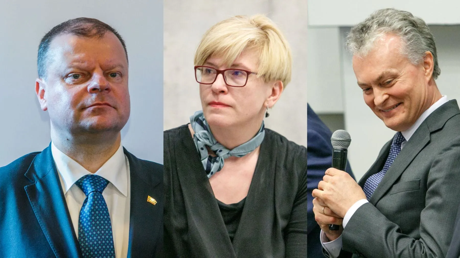 Saulius Skvernelis, Ingrida Šimonytė, Gitanas Nausėda