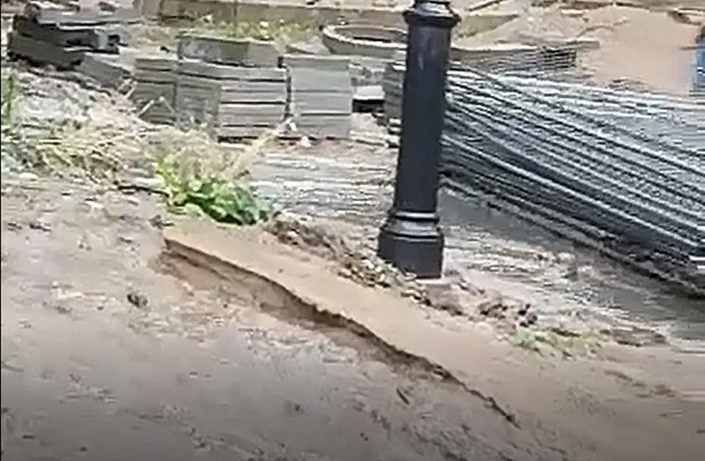 Krioklys po liūties