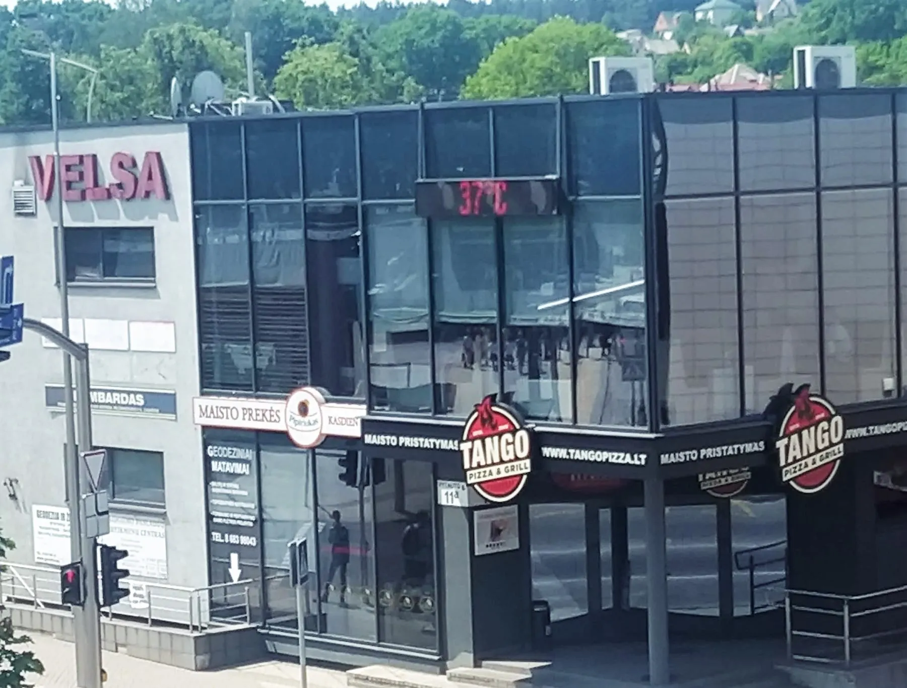 Oro temperatūra Prienuose, karštis, karščio rekordas