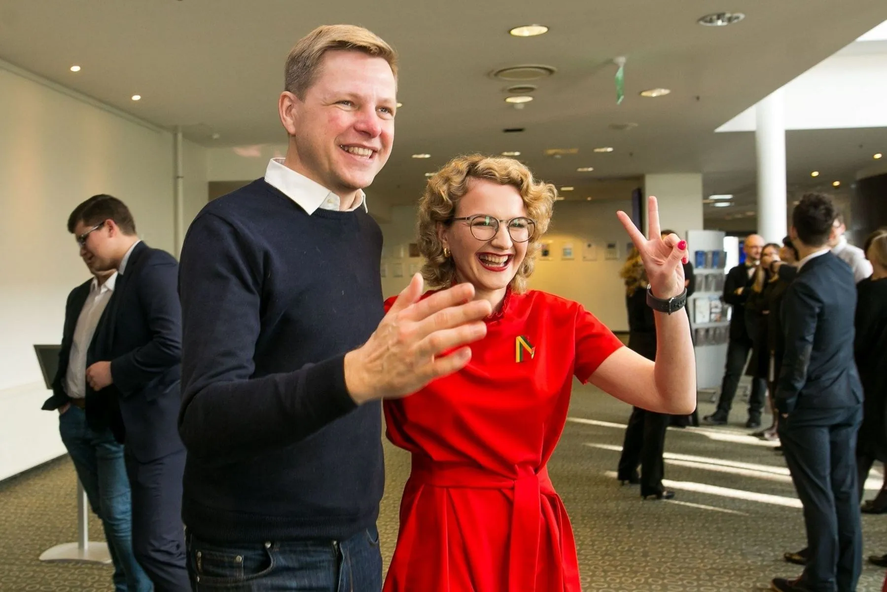 A. Armonaitė ir R. Šimašius