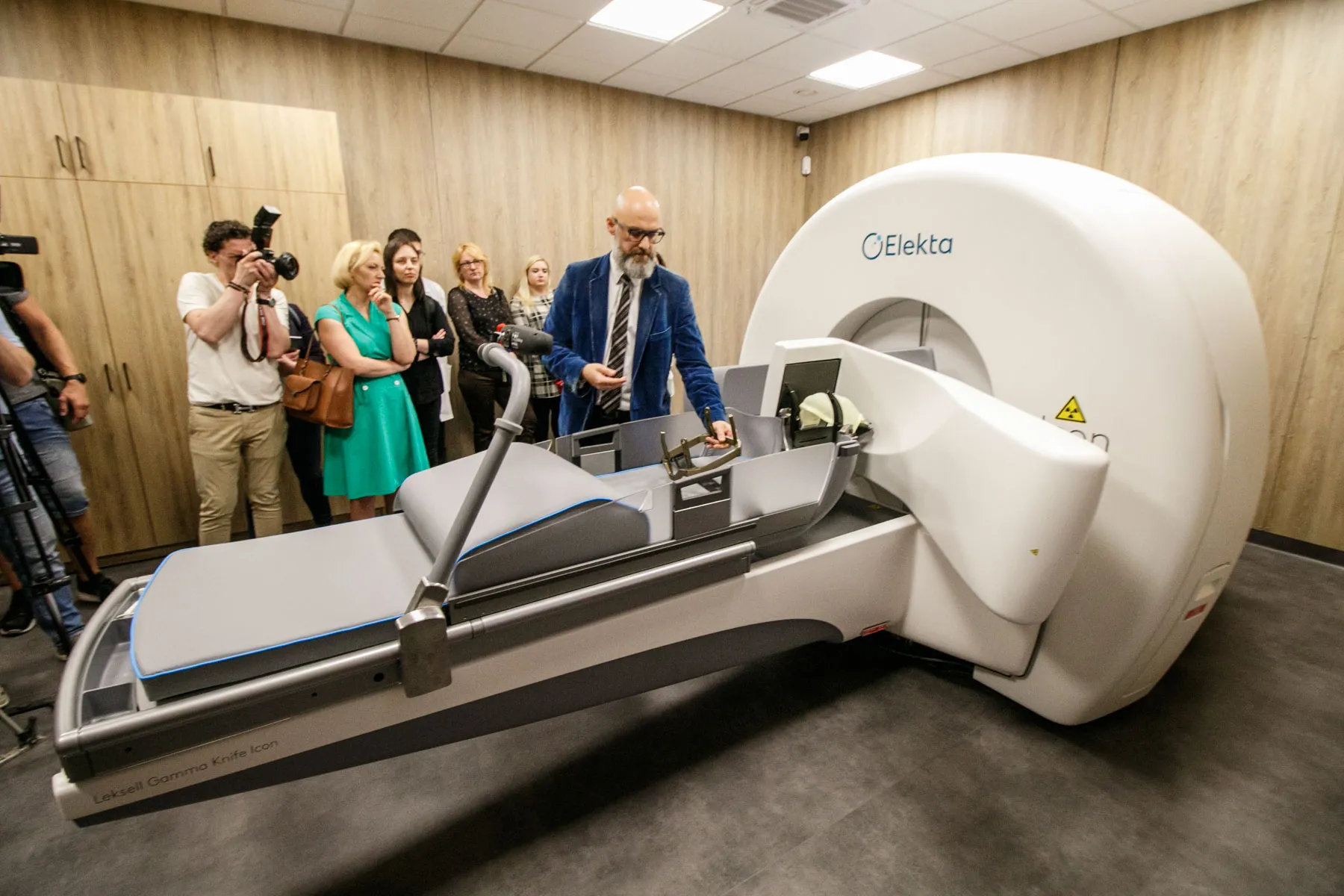 Kauno klinikose pristatytas gama peilis