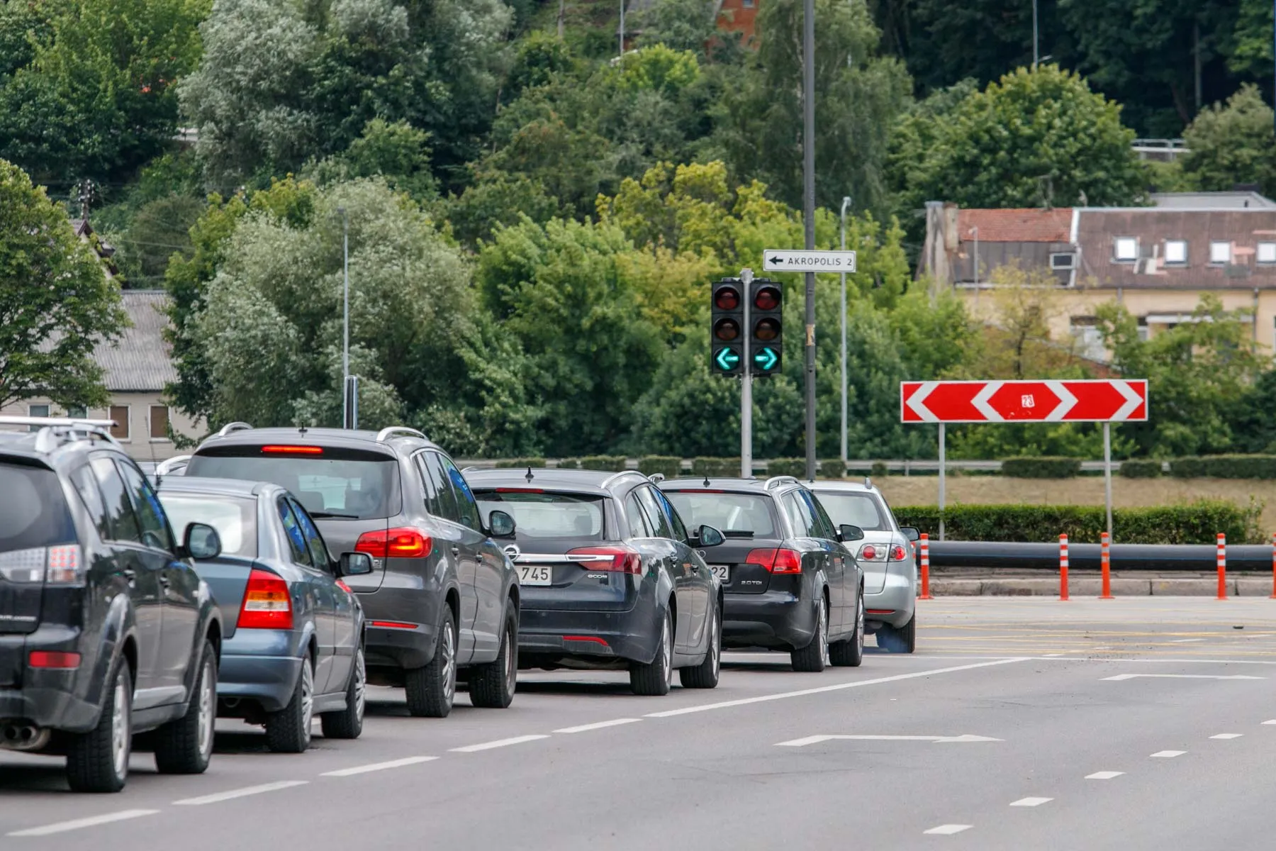 Nauja eismo tvarka Karaliaus Mindaugo prospekto ir Birštono gatvės sankryžoje