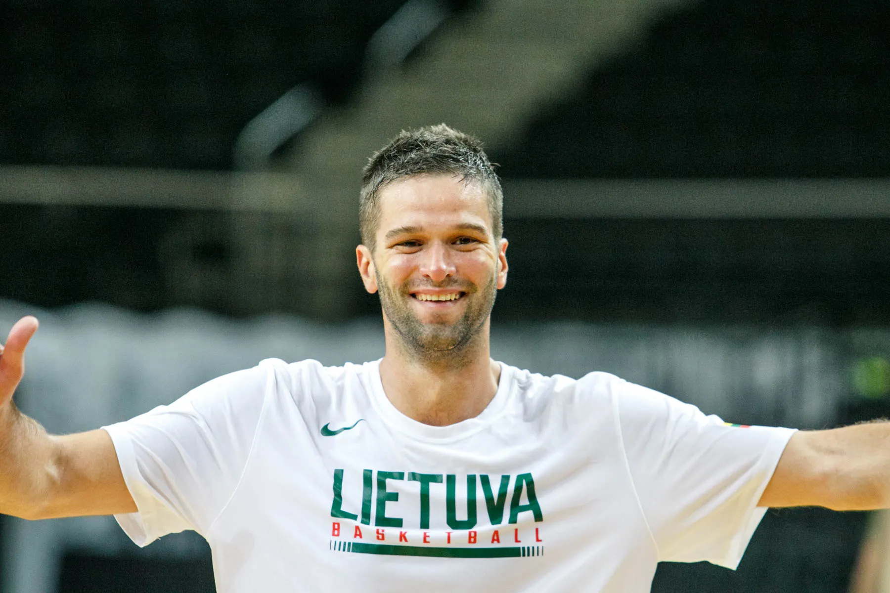 Lietuvos krepšinio rinktinės treniruotė