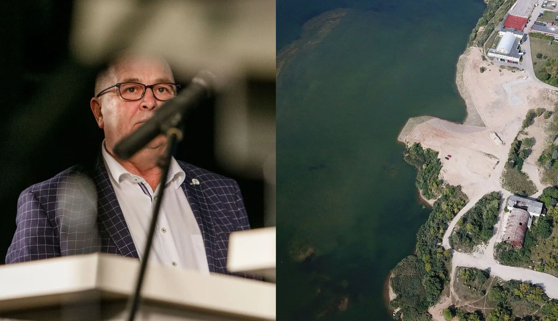 Visvaldas Matijošaitis, Lampėdžio ežeras