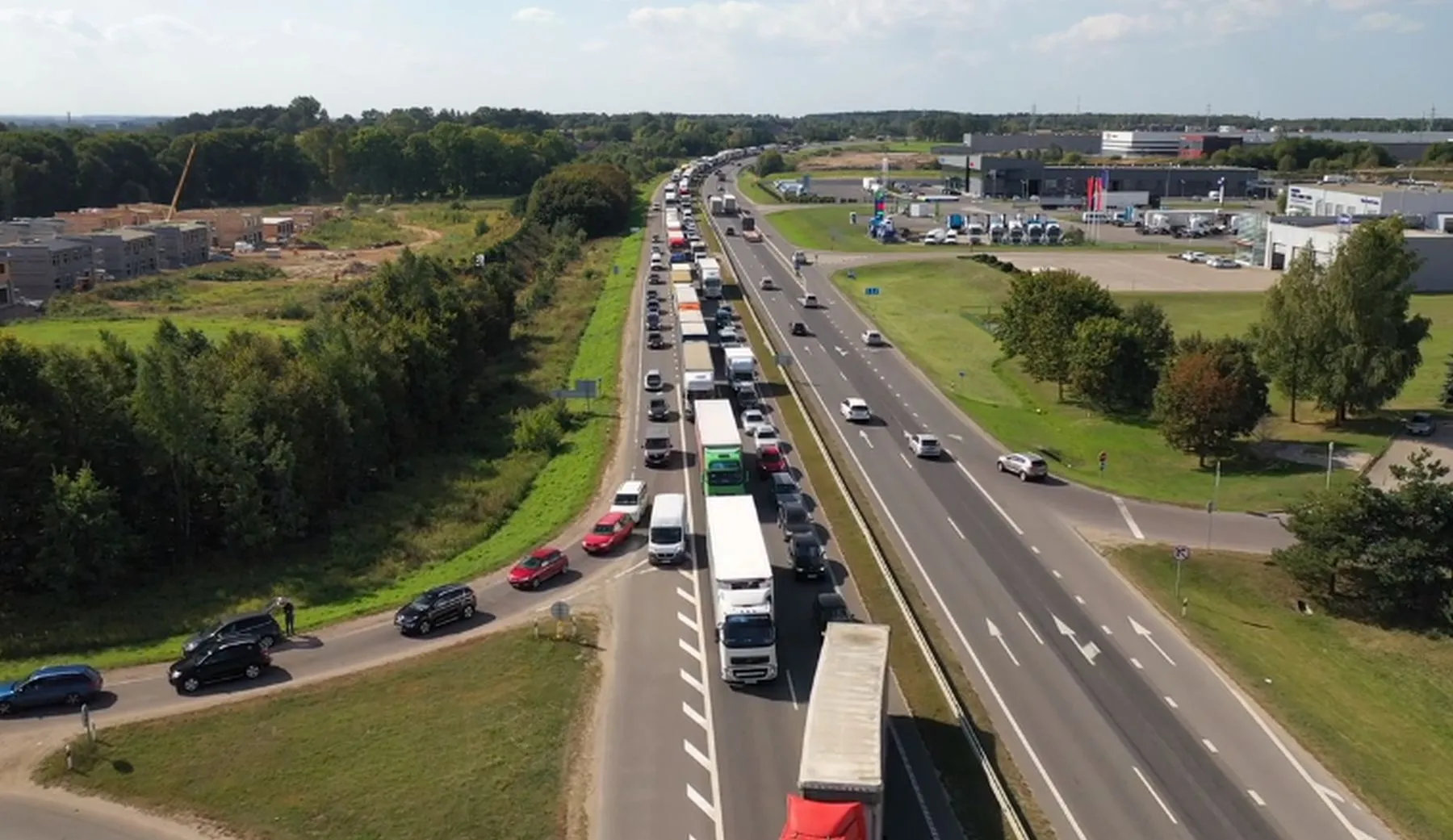 Eismo pažeidimai aplinkkelyje