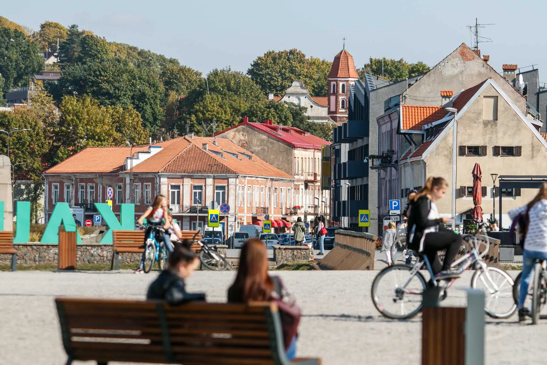 Kaunas, panorama, Bobų vasara Kaune