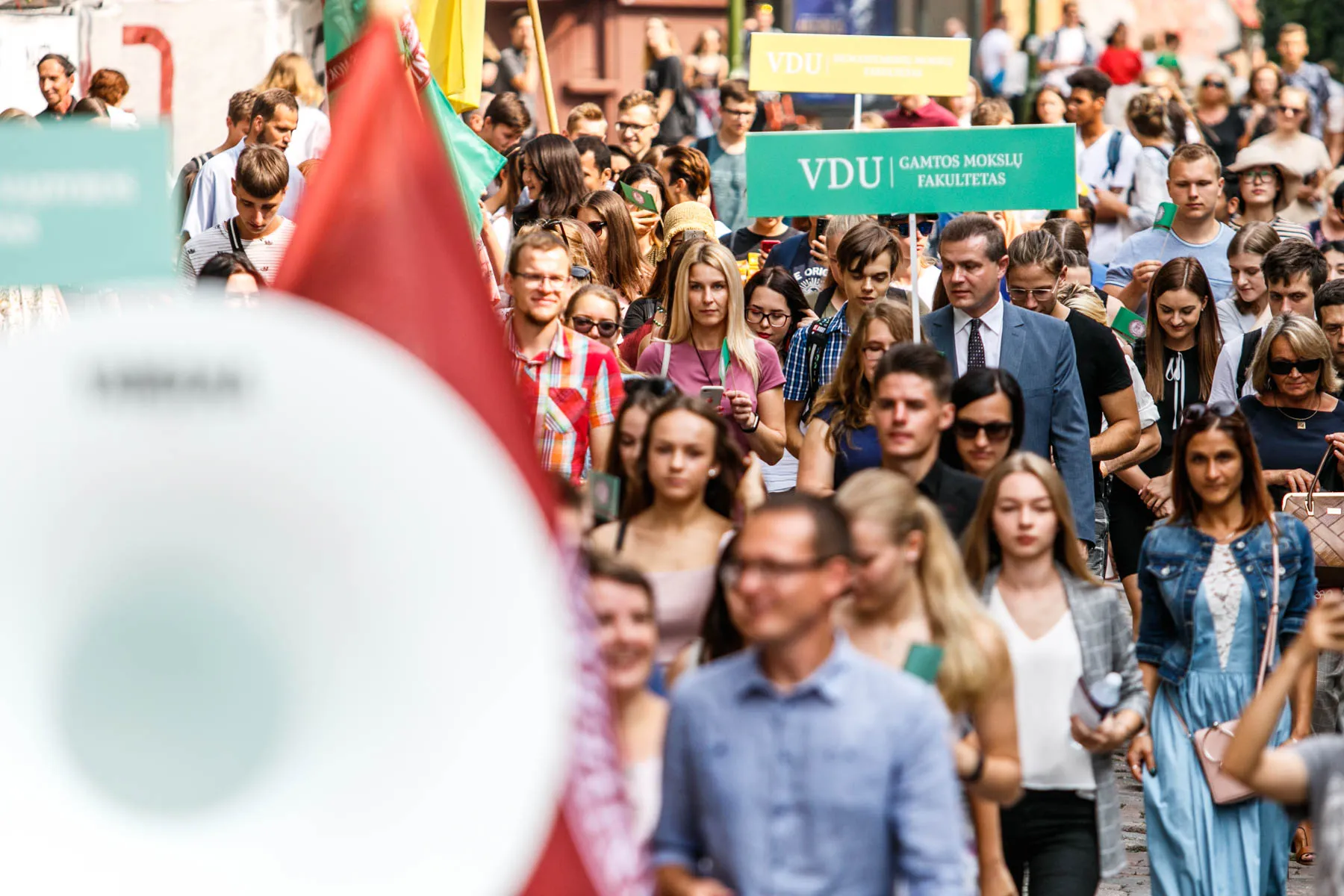 Studentai švenčia Rugsėjo 1-ąją