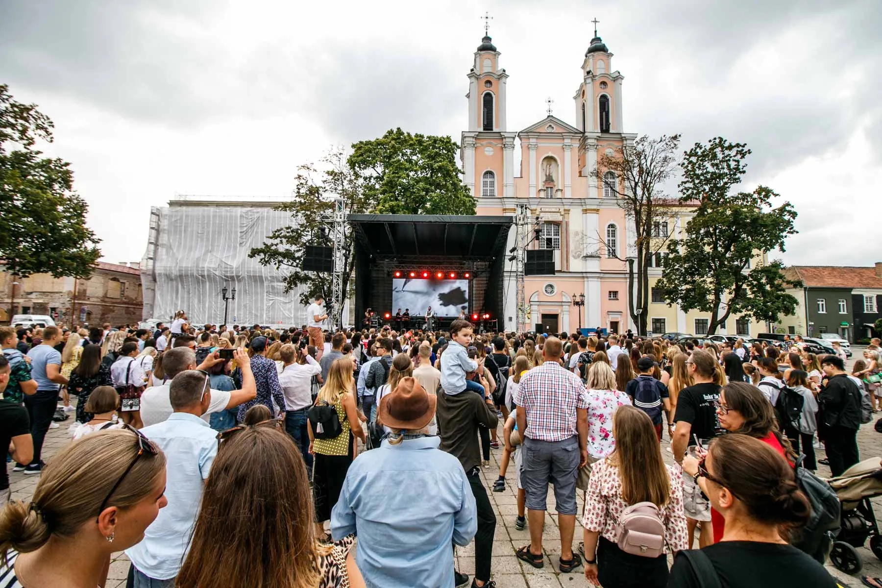 Studentai švenčia Rugsėjo 1-ąją