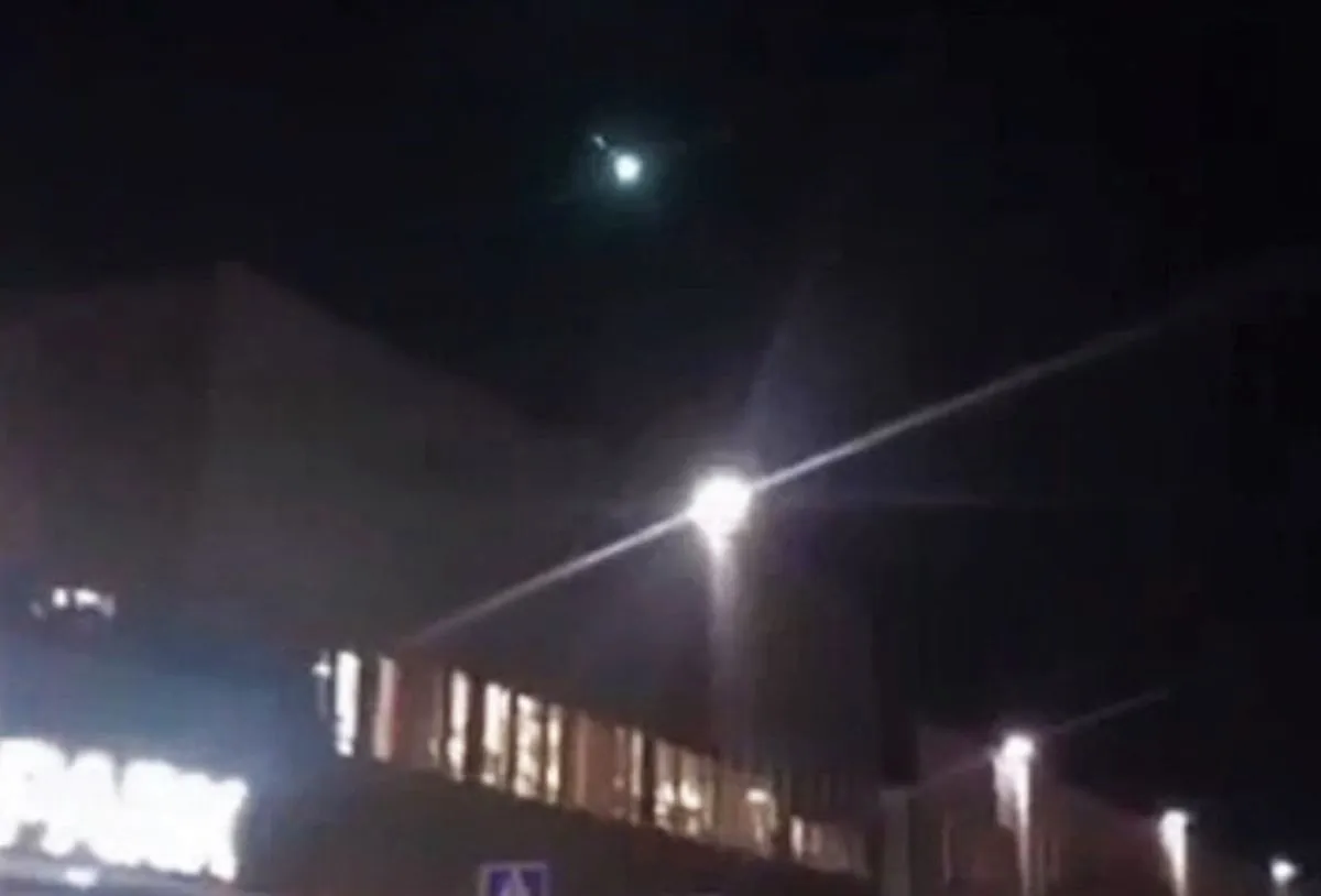 Virš Kauno pastebėtas meteoras