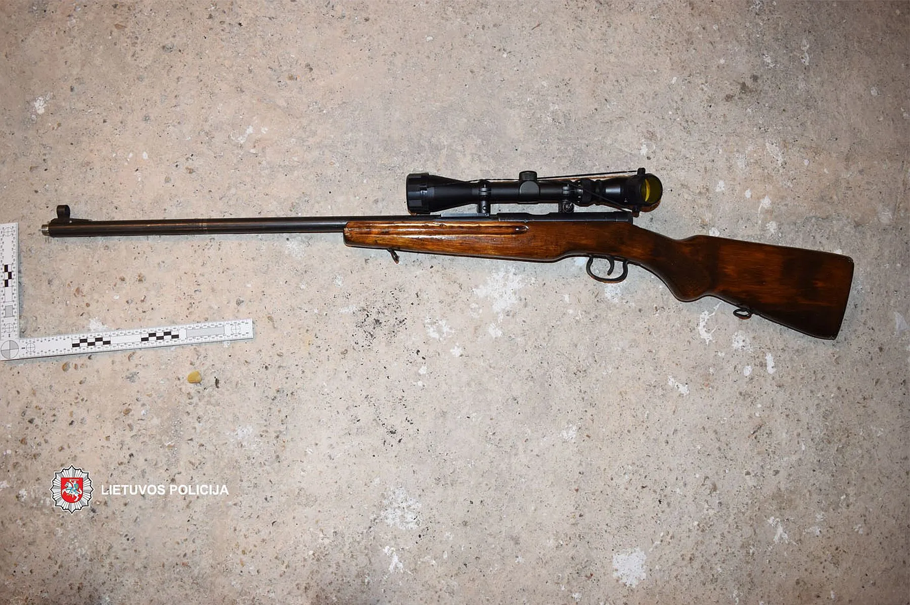 Policijos konfiskuoti ginklai