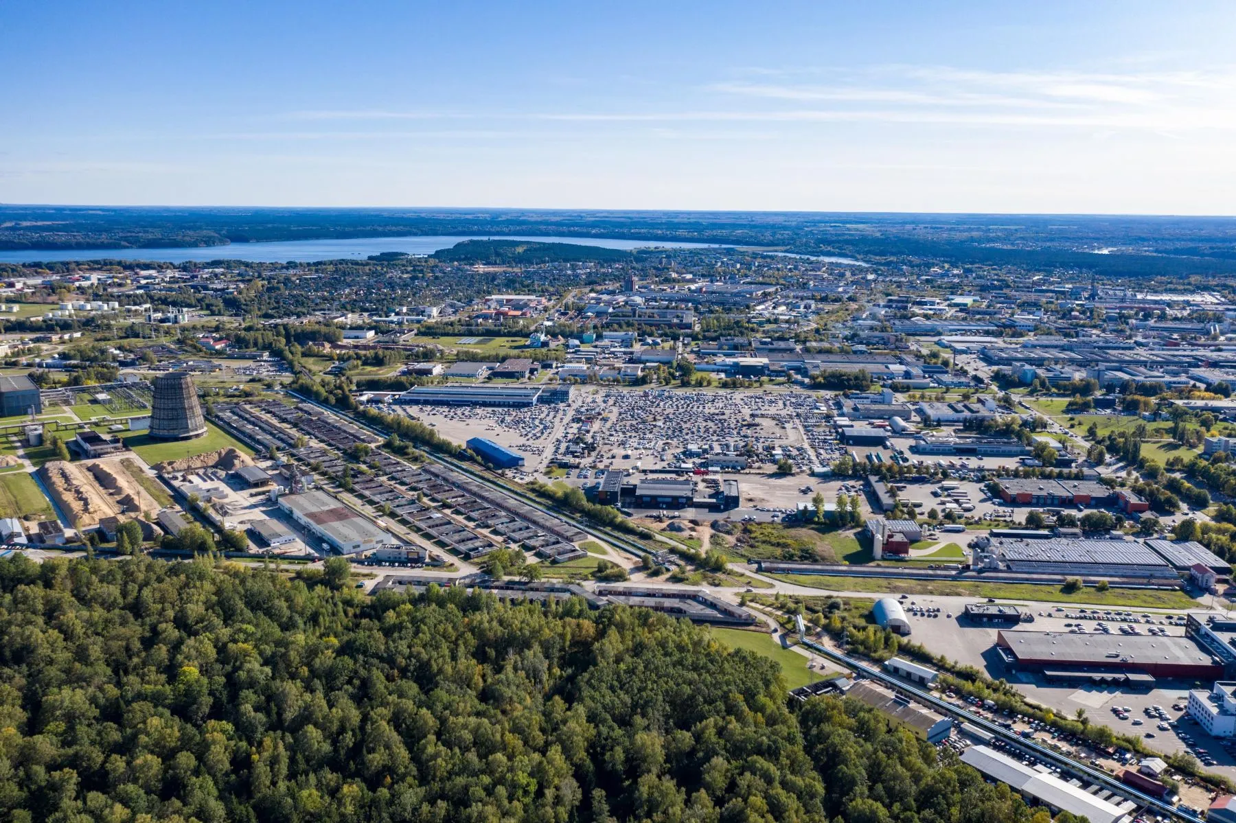 Kauno miesto panorama