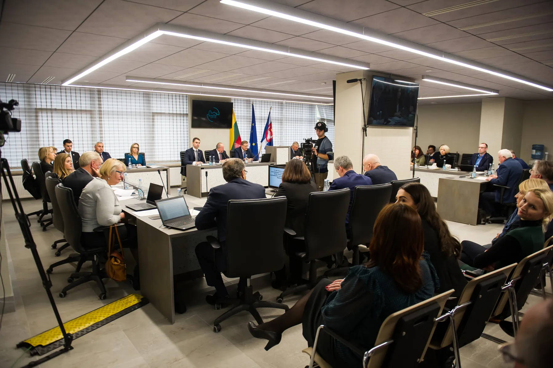 Kauno rajono tarybos posėdis dėl prijungimo prie miesto