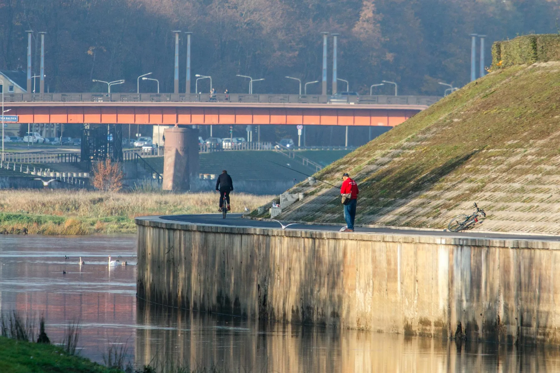 Nemuno krantinė be turėklų