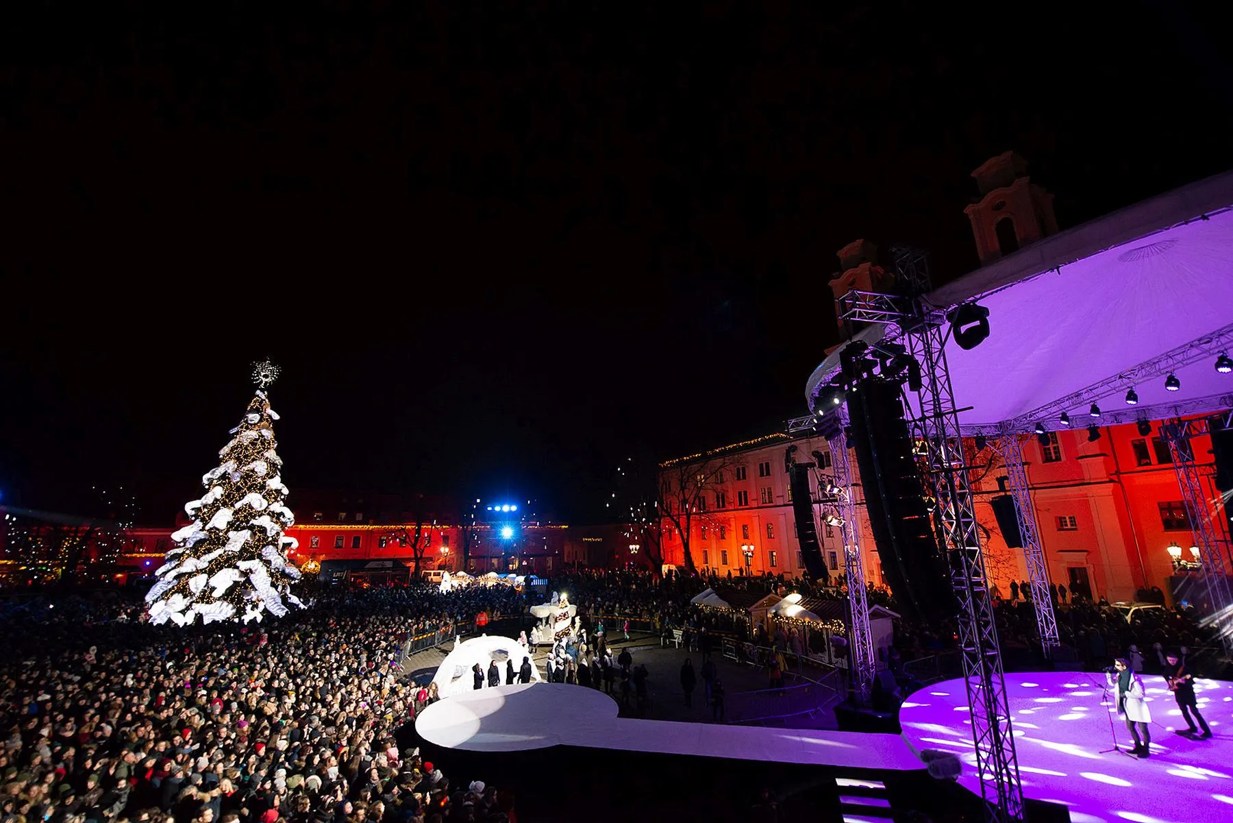 Kauno kalėdinės eglės įžiebimas