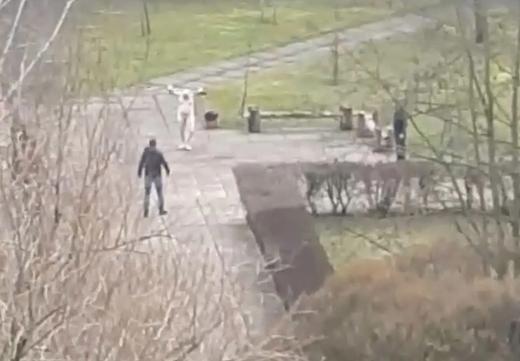 Nuogas vyras Šilainiuose