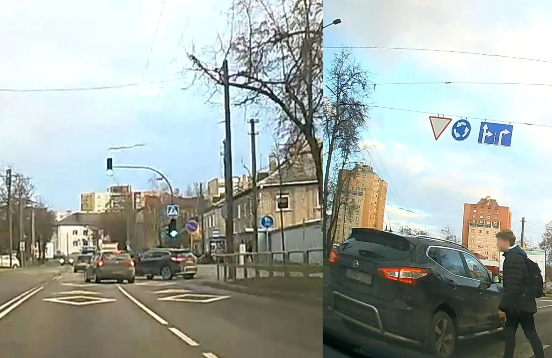 „Nissan“ pažeidimai R. Kalantos gatvėje