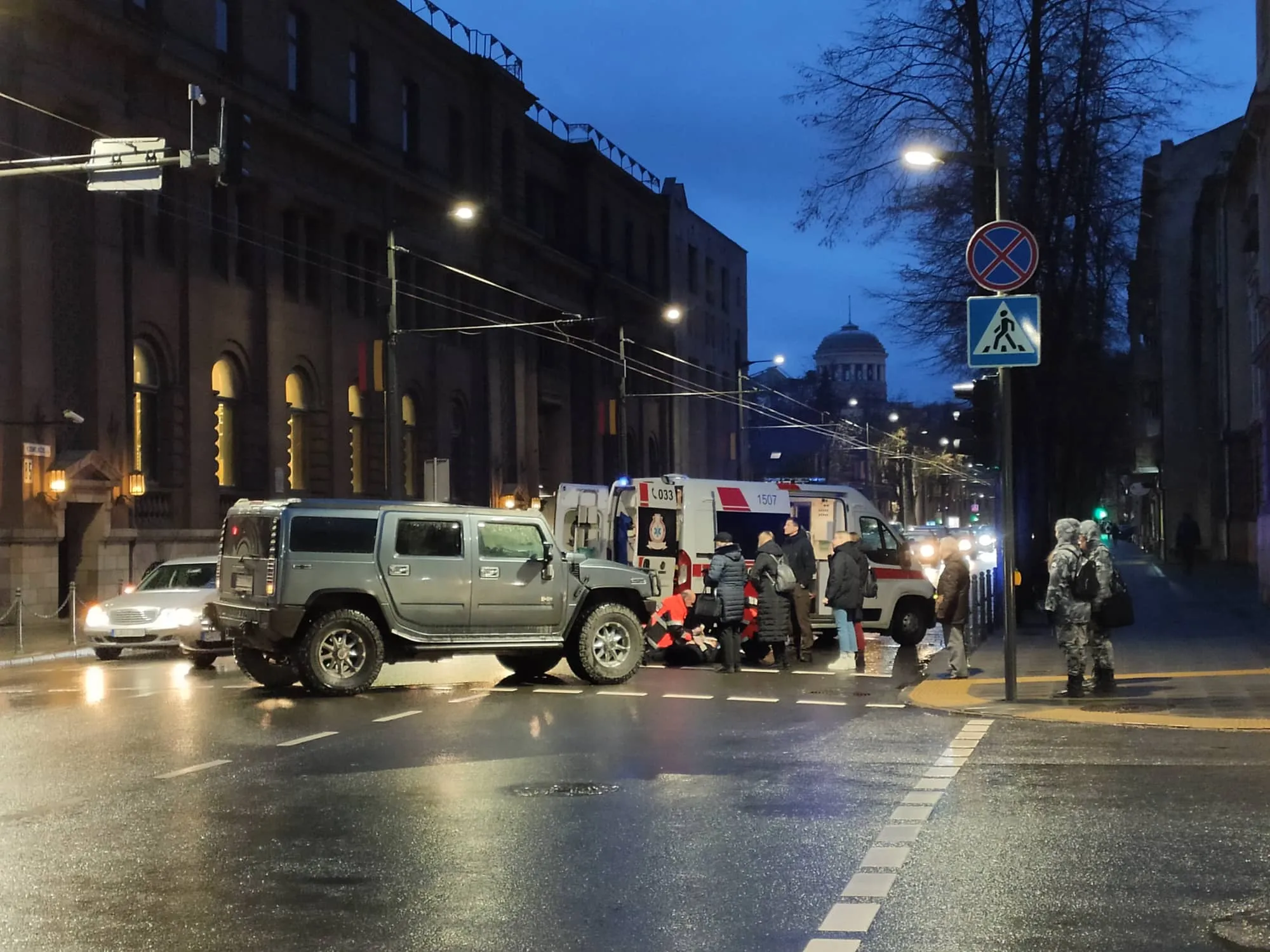 K. Donelaičio ir Maironio gatvių sankryžoje partrenkta mergaitė