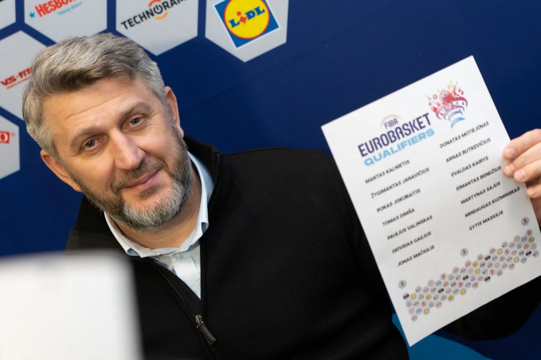 Lietuvos vyrų krepšinio rinktinės sudėtis