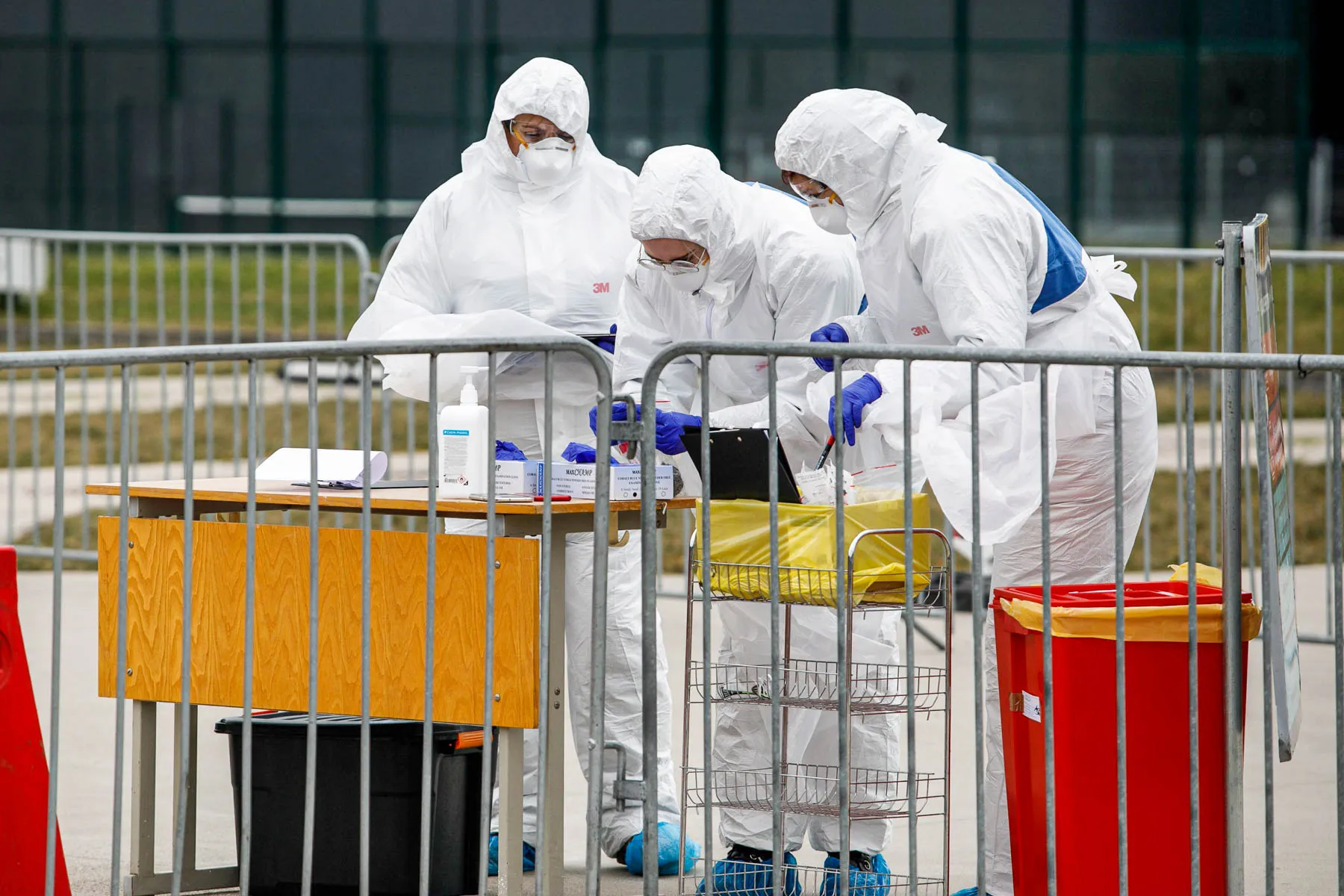 Mobilus koronaviruso patikros punktas Kaune