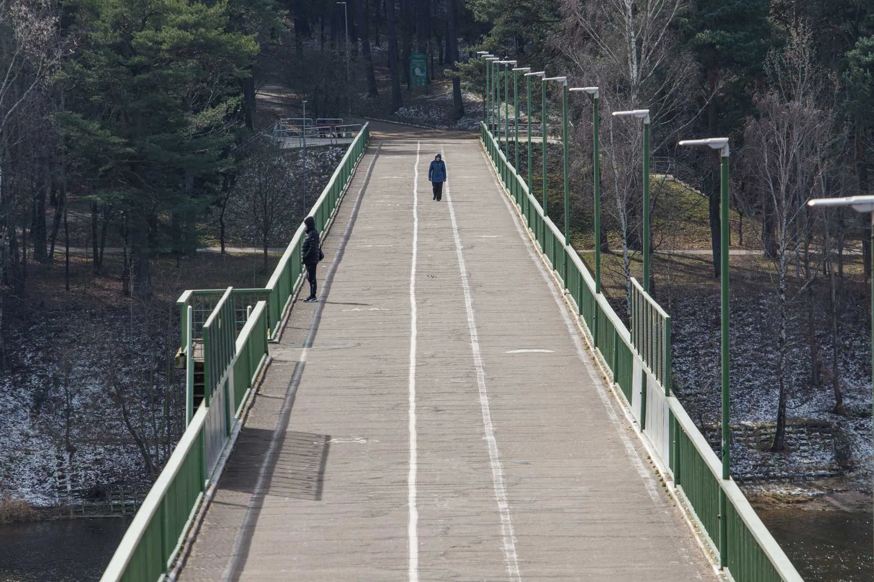 Tuščias Kaunas įvedus karantiną