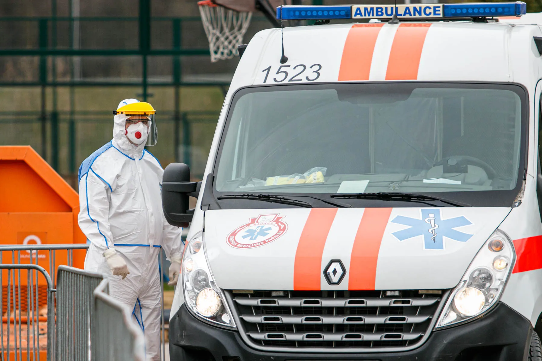 Mobilus koronaviruso patikros punktas