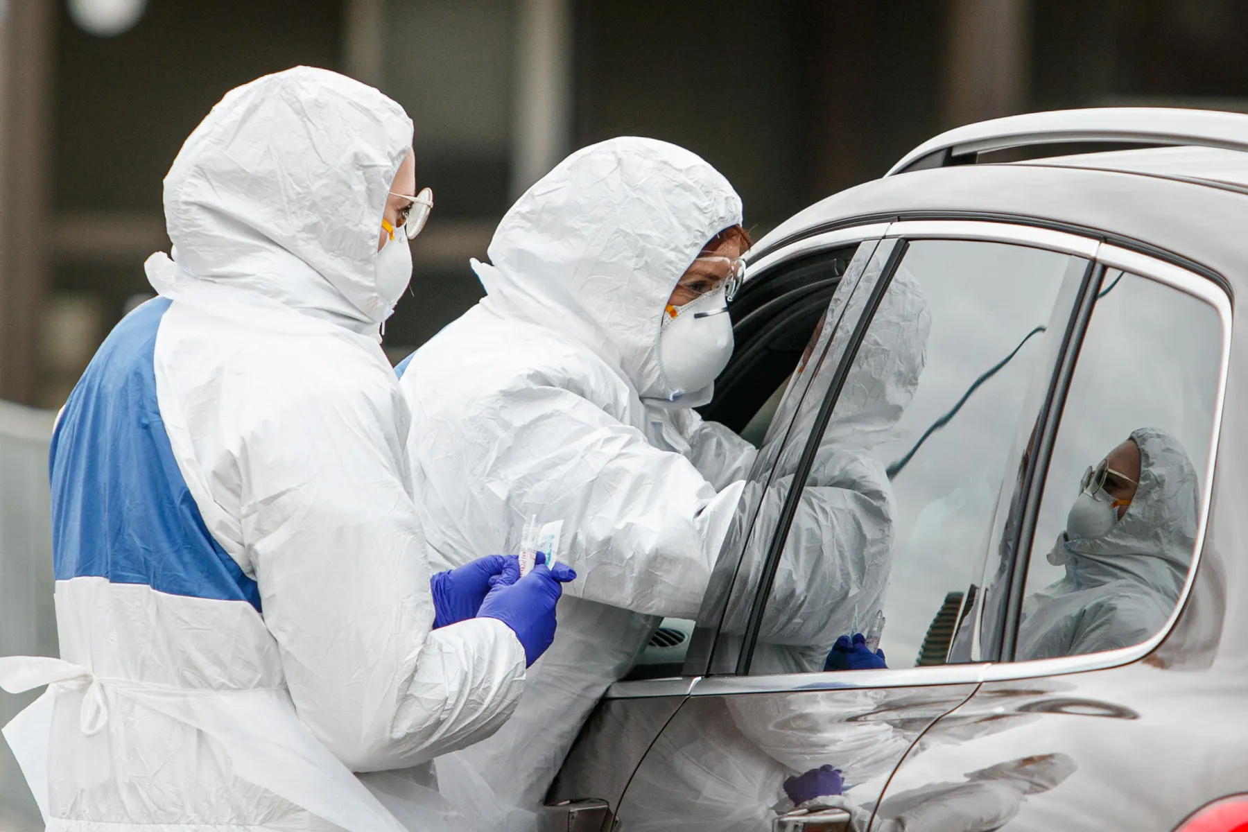 Mobilus koronaviruso patikros punktas