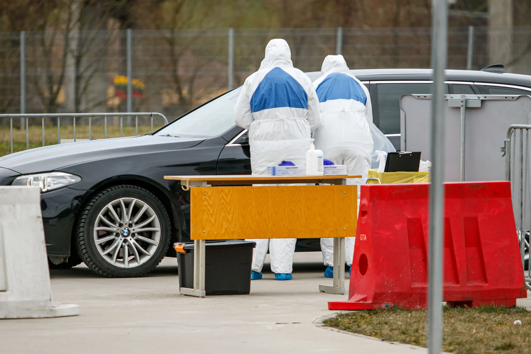 Mobilus koronaviruso patikros punktas